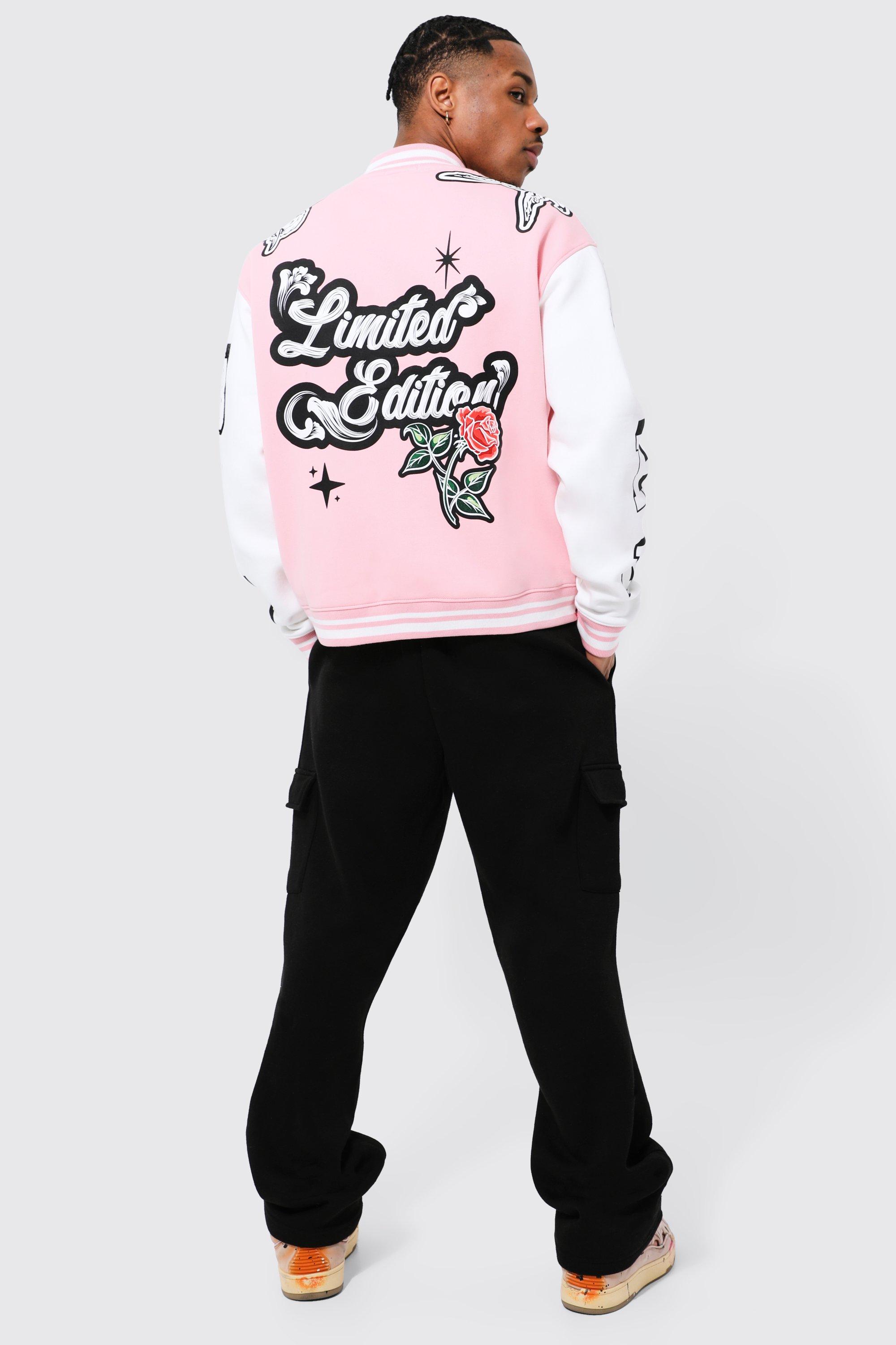 Oversized Limited Jersey Varsity Jacket boohoo CA